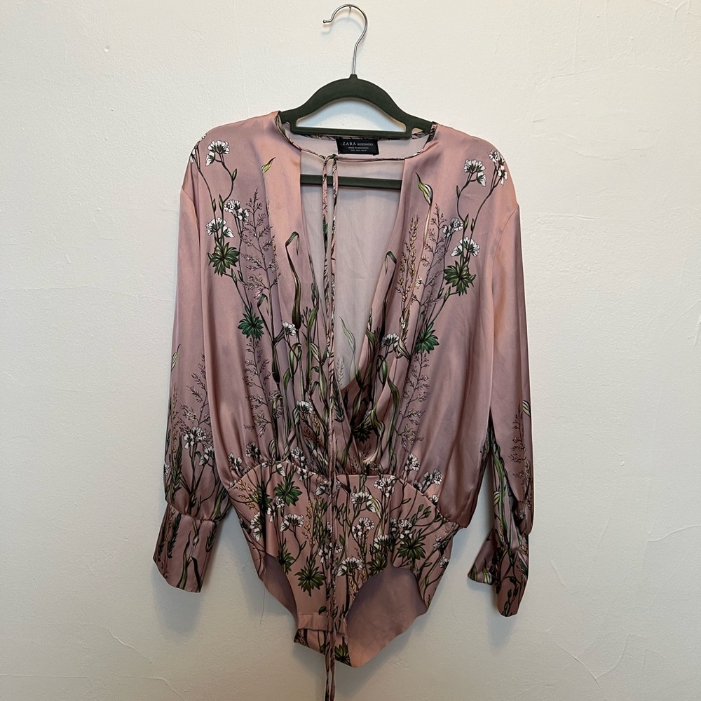 Floral Pink Zara bodysuit